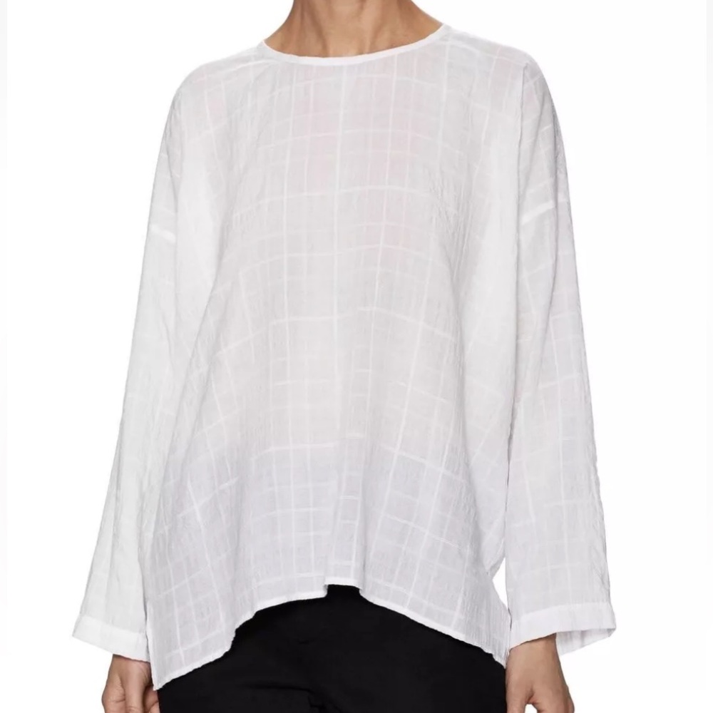 White Vince Long Sleeve Top